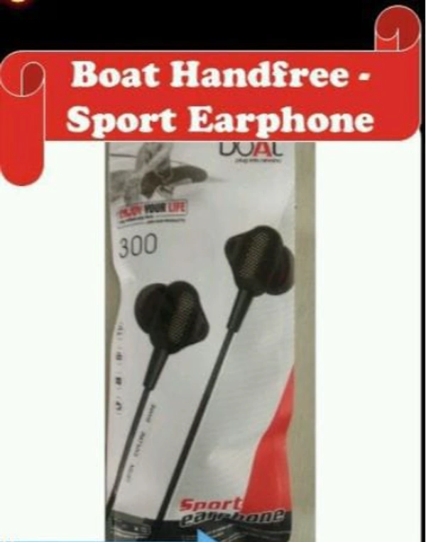 Boat Sports Wired Earphone with Mic - Black